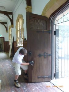 Restoration of heritage timber door